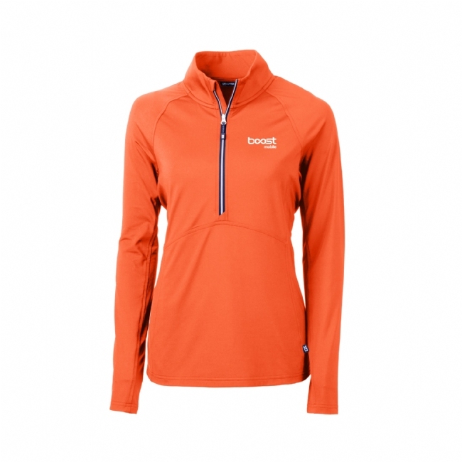 Cutter & Buck Adapt Eco Knit Stretch Recycled Women's 1/4 Zip Pullover