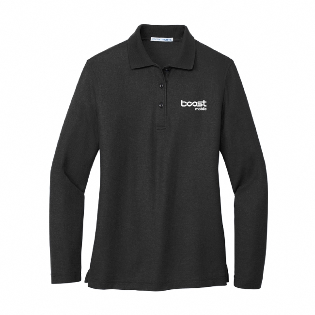 Port Authority Women's Silk Touch Long Sleeve Polo