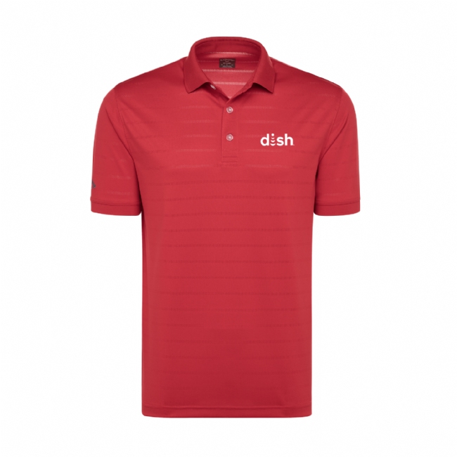 Callaway Men's Ventilated Polo with Dish Logo