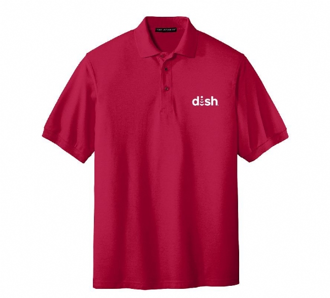 Silk Touch Polo with Dish Logo