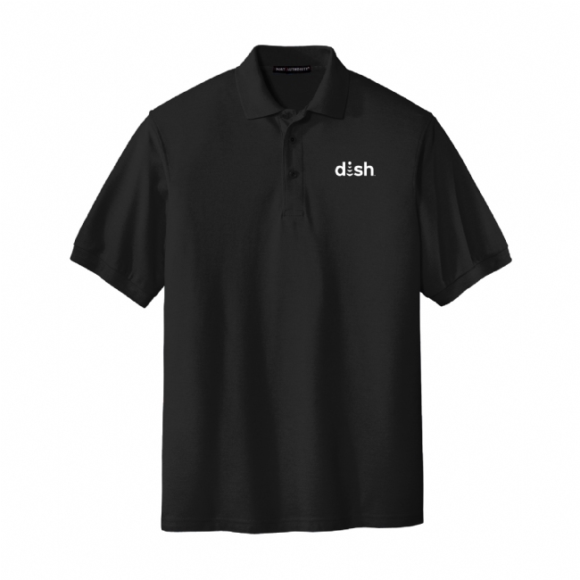 Silk Touch Polo with Dish Logo #2