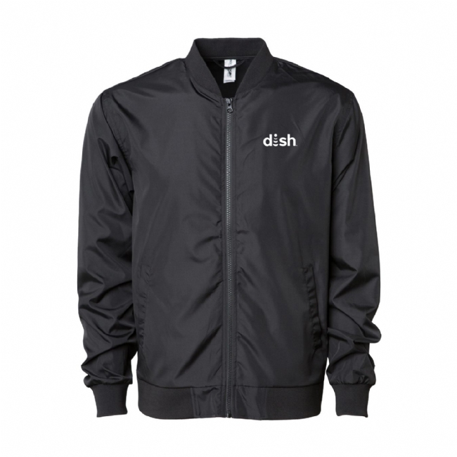 Lightweight Bomber Jacket with Dish Logo