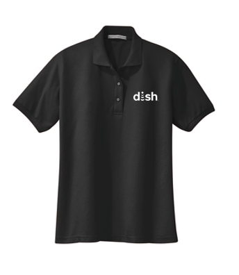 Ladies Silk Touch Polo with Dish Logo #2