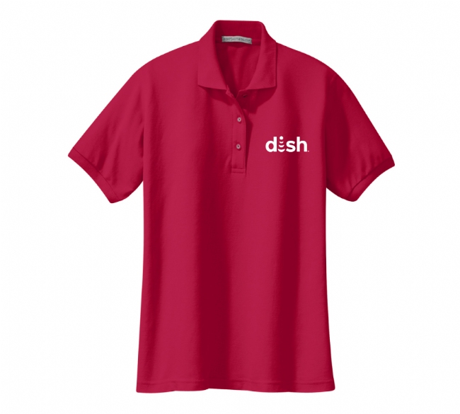 Ladies Silk Touch Polo with Dish Logo