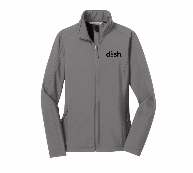 Ladies Core Soft Shell Jacket with Dish Logo #2