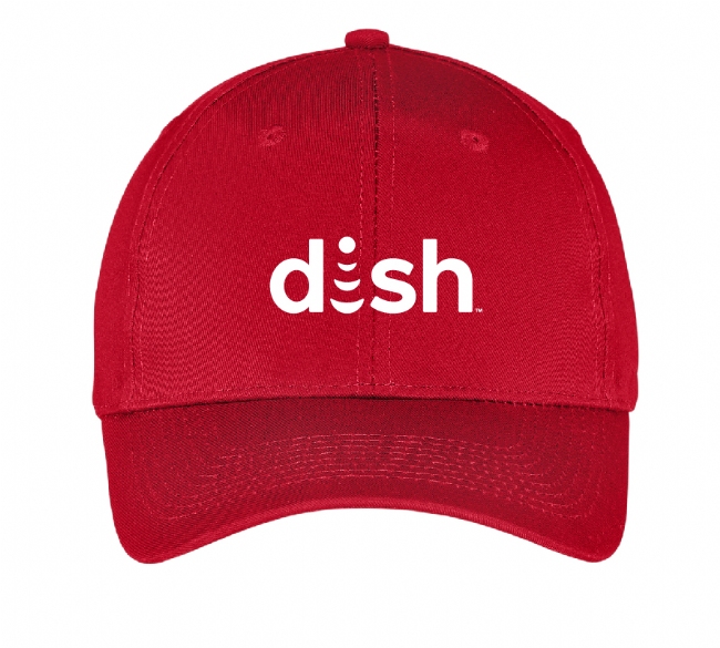 Six Panel Twill Cap with Dish Logo #2