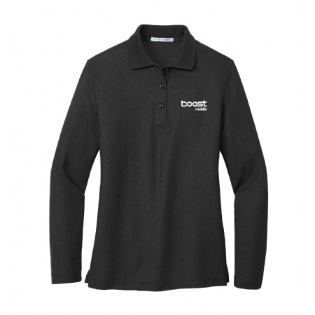 Port Authority Women's Silk Touch Long Sleeve Polo