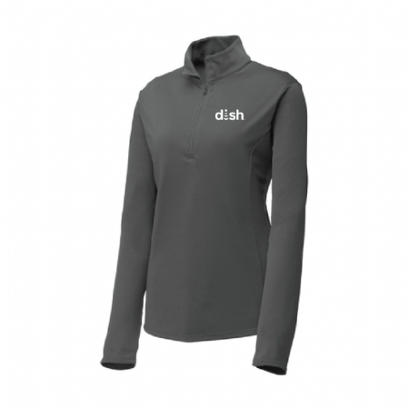 PosiCharge Ladies Competitor 1/4 Zip Pullover with Dish Logo