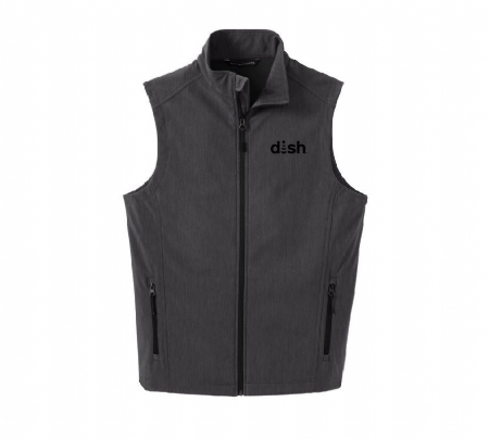 Men's Core Soft Shell Vest with Dish Logo