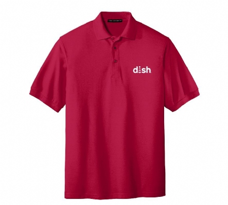 Silk Touch Polo with Dish Logo