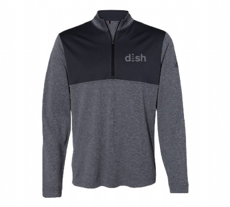 Adidas Lightweight 1/4 Zip Pullover with Dish Logo