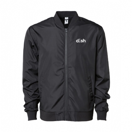 Lightweight Bomber Jacket with Dish Logo