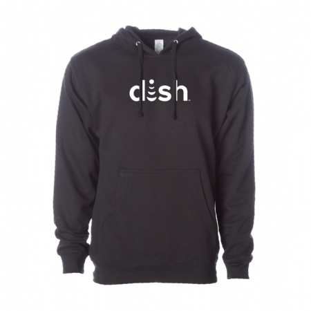 Midweight Hooded Sweatshirt with Dish Logo